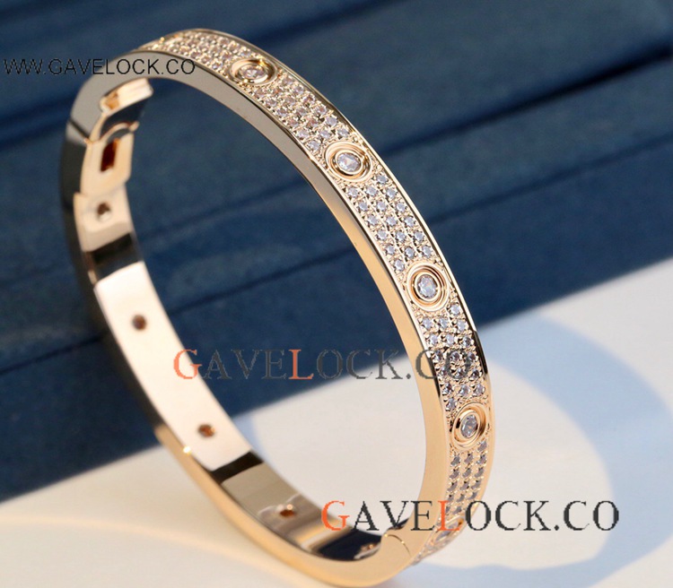 Cartier Love Wide Bracelet Diamonds No Screw